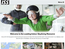 Tablet Screenshot of indoorskydivingsource.com